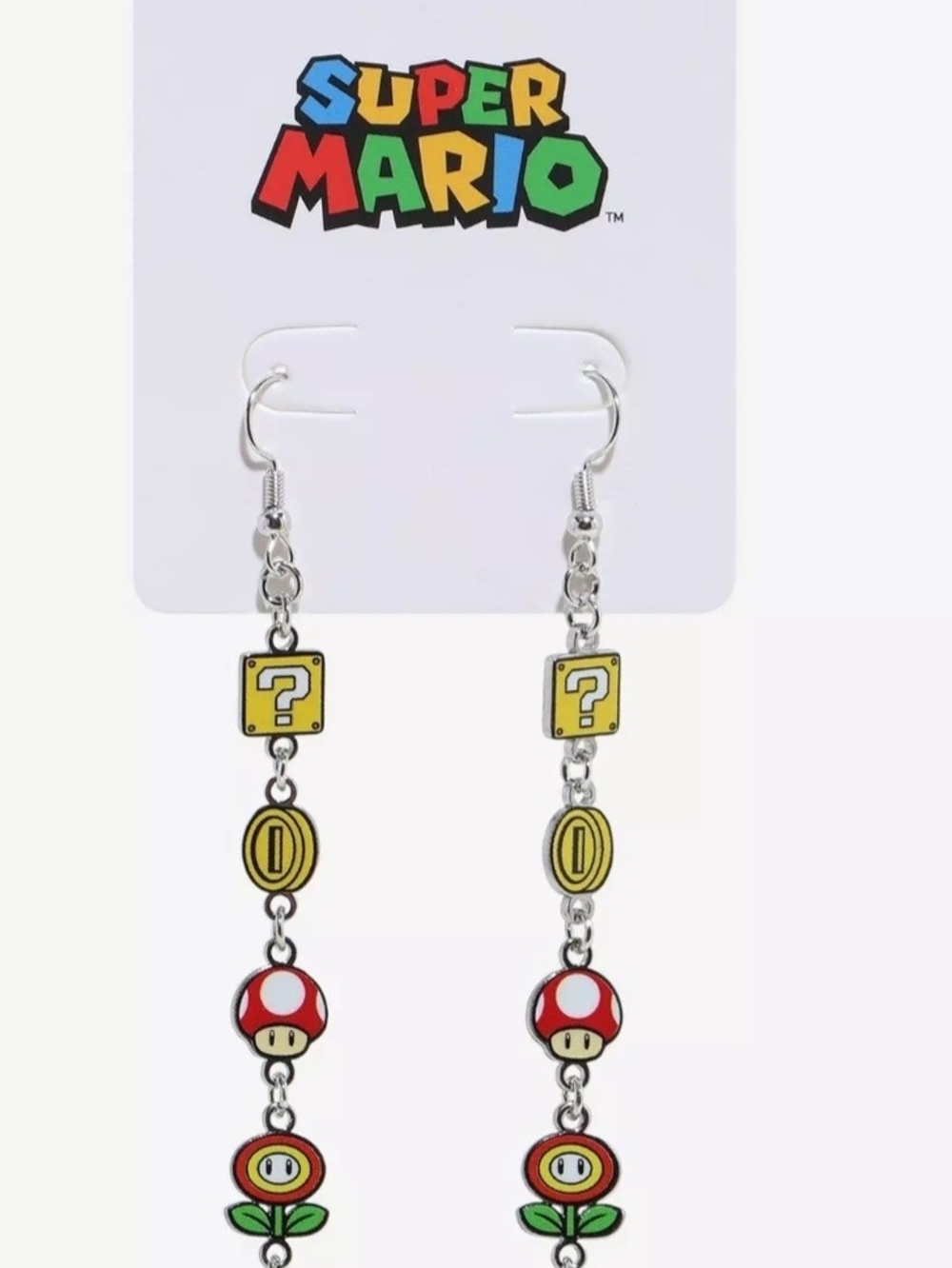 Super Mario Nintendo Dangle Earrings